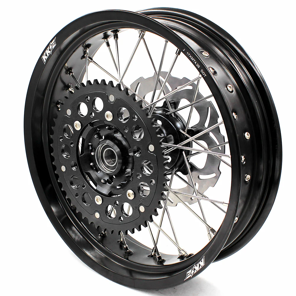 KKE 3.5/4.25*17inch Supermoto Wheels Rims For SUZUKI DRZ400SM With Disc - Image 3