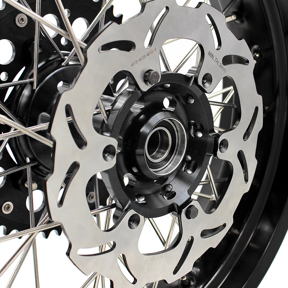 KKE 3.5/4.25*17inch Supermoto Wheels Rims For SUZUKI DRZ400SM With Disc - Image 5