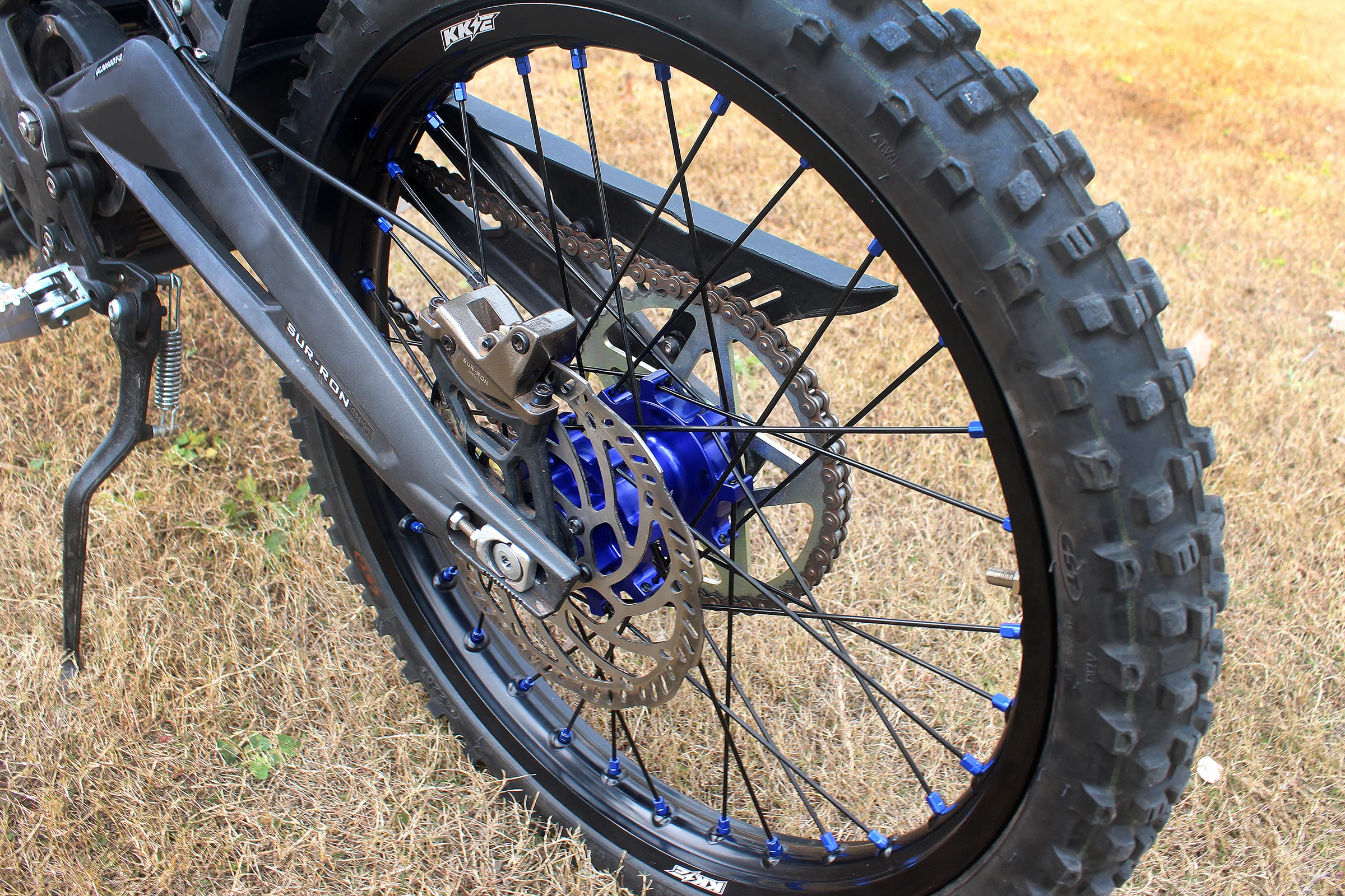 US Stock KKE 1.4*19" & 1.6*19" Electric Dirtbike Wheels Rim For SurRon Light Bee-X 2019-2023 Blue - Image 5
