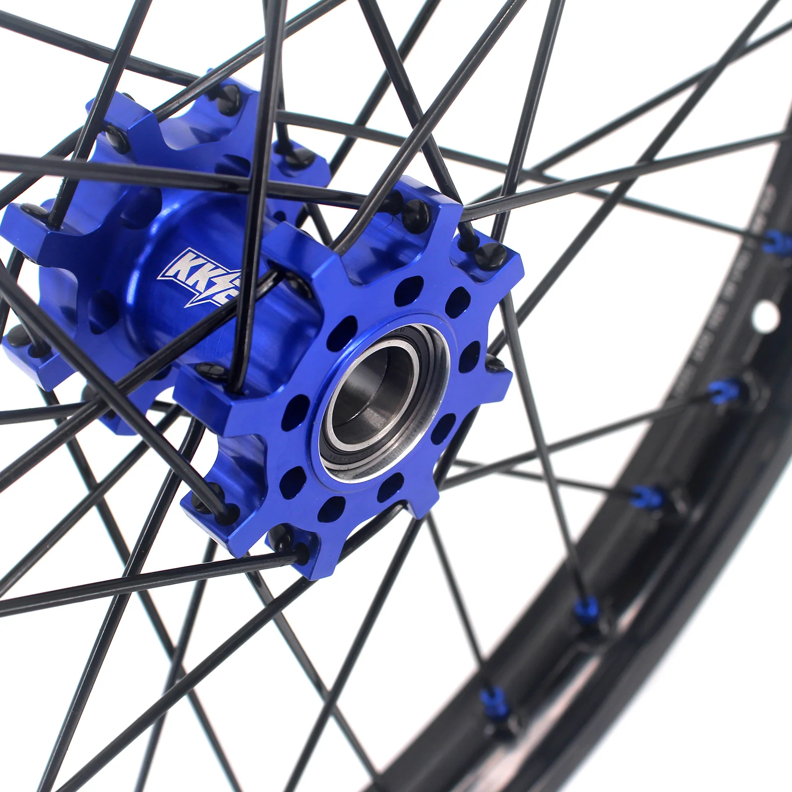 KKE Factory Stock KKE 1.6*19" & 1.85*16" Electric Dirtbike Wheels Rim For Sur Ron Light Bee-X 2019-2025 Blue Nipples - Image 12