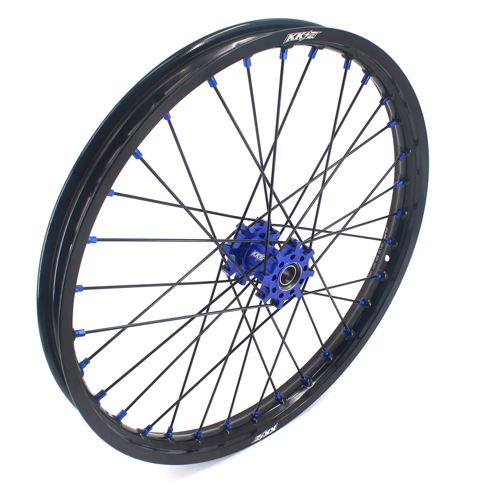 KKE Factory Stock KKE 1.6*19" & 1.85*16" Electric Dirtbike Wheels Rim For Sur Ron Light Bee-X 2019-2025 Blue Nipples - Image 4