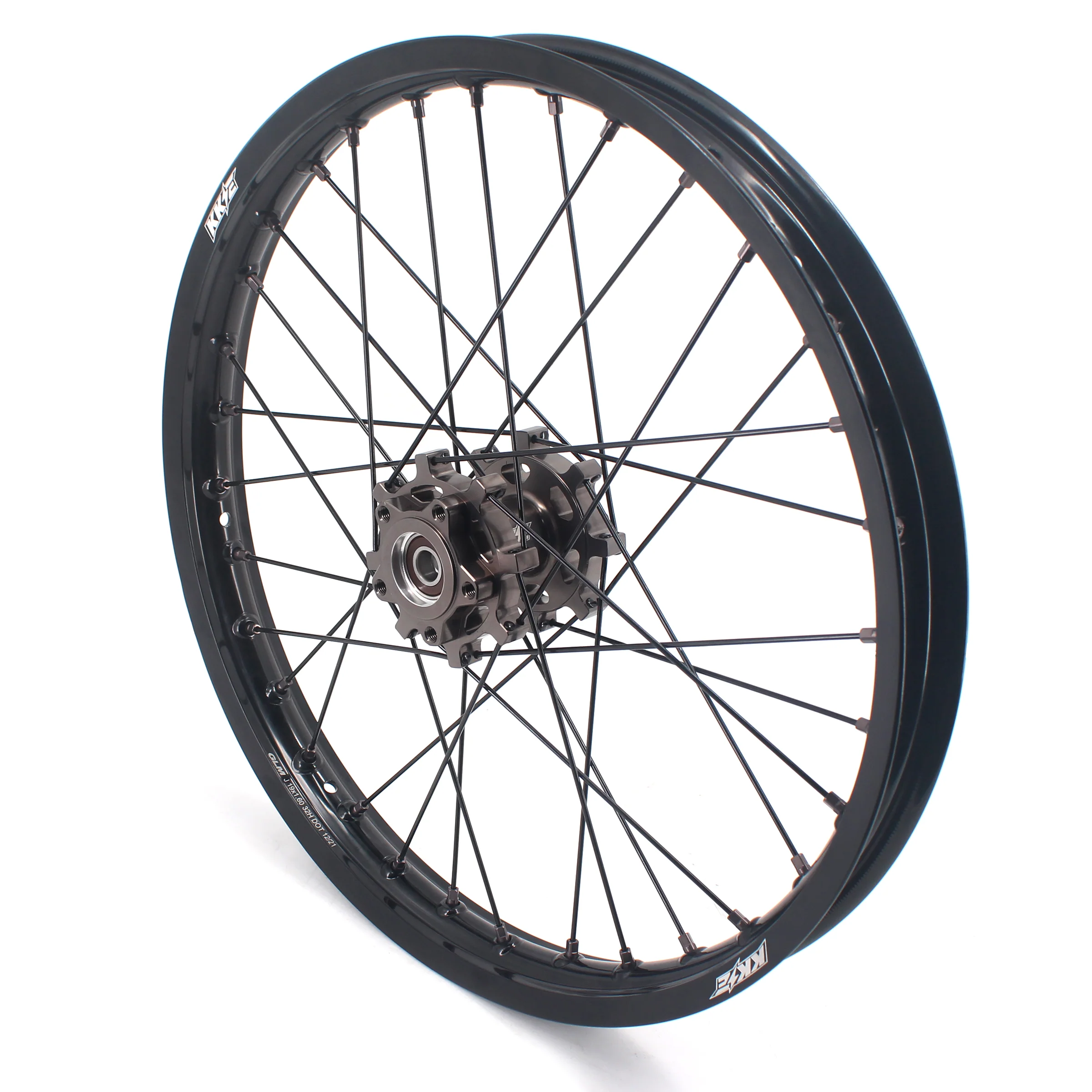 KKE Factory Stock 1.6*21" & 1.85*18" Electric Dirtbike Wheels Rim For SurRon Light Bee-X 2019-2024 Titanium - Image 7
