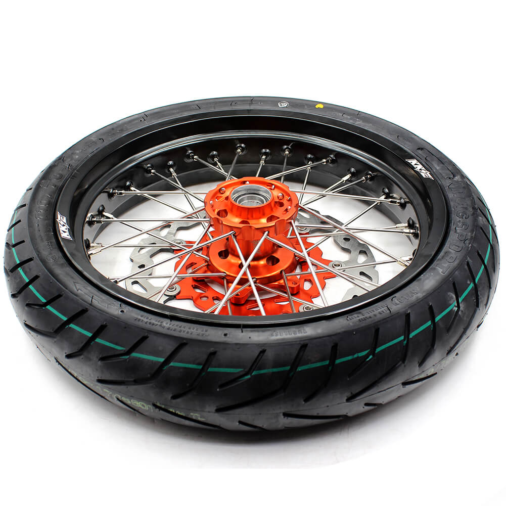 KKE 3.5/4.25*17Inch Supermoto Tires Wheels Fit KTM SX SX-F XC XC-F EXC EXC-W EXC-F 125-530CC 2003-2025 - Image 5