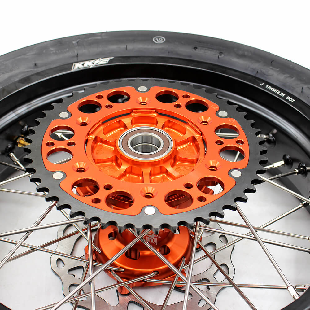 KKE 3.5*17inch & 4.25*17inch CUSH Drive Supermoto Rims Tires For KTM SX SX-F XC XC-F EXC EXC-F XCW 2003-2024 - Image 12