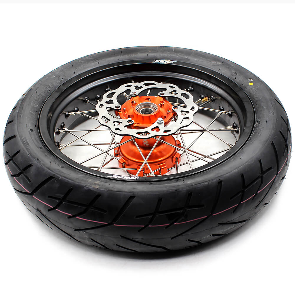 KKE 3.5*17inch & 4.25*17inch CUSH Drive Supermoto Rims Tires For KTM SX SX-F XC XC-F EXC EXC-F XCW 2003-2024 - Image 9