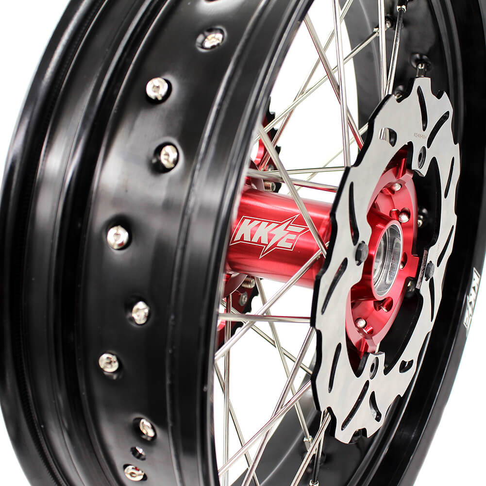 KKE 17" Supermoto Wheels for HONDA CRF250X 2004 CRF450X 2005-2018 - Image 13
