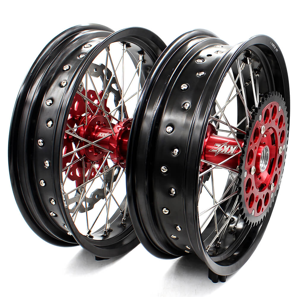 KKE 17" Supermoto Wheels for HONDA CRF250X 2004 CRF450X 2005-2018 - Image 3