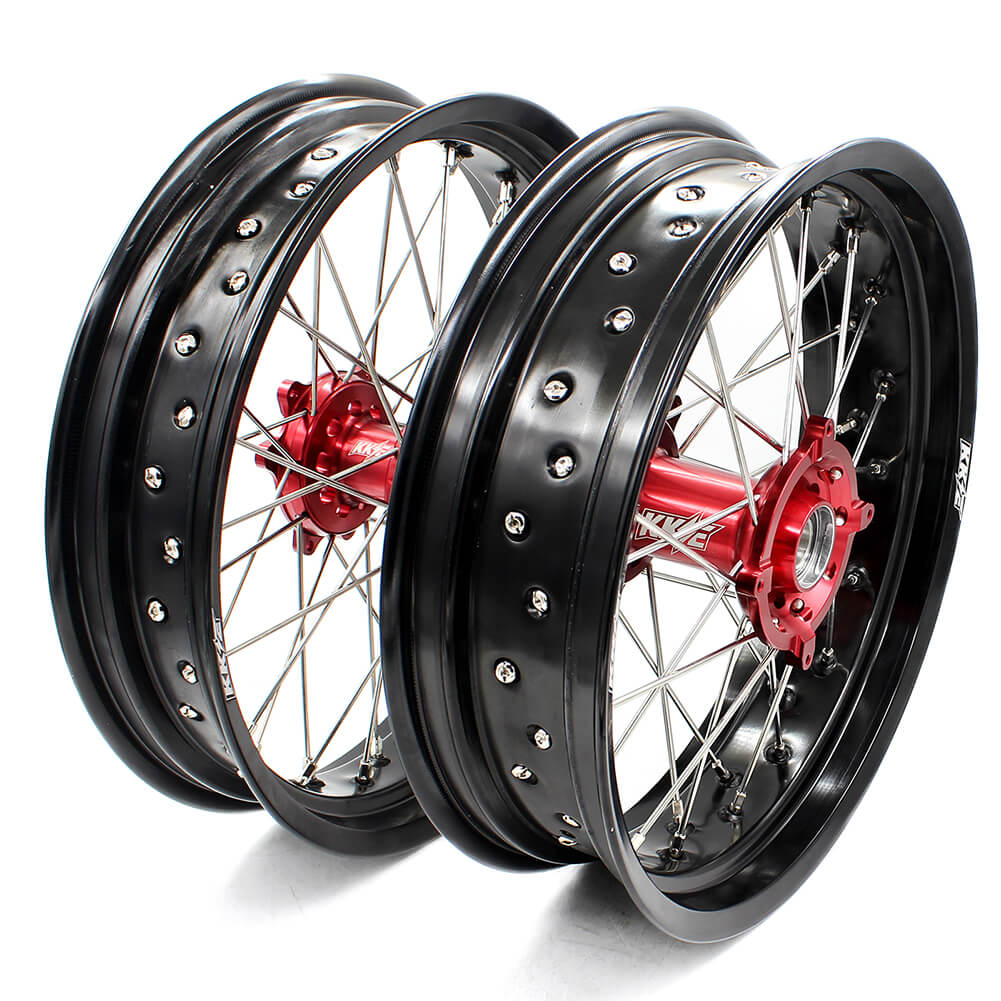 KKE 3.5 & 4.25 Supermoto Rims for HONDA CRF250X 2004-2018 CRF450X 2005-2018 - Image 3
