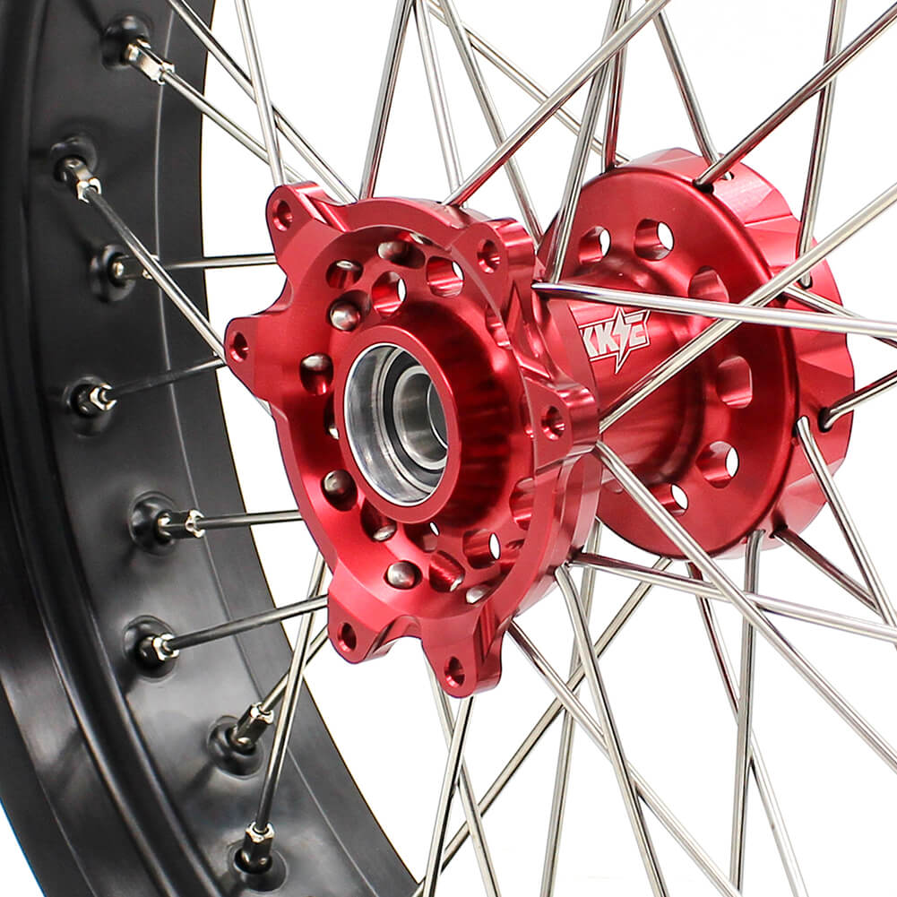 KKE 3.5 & 4.25 Supermoto Rims for HONDA CRF250X 2004-2018 CRF450X 2005-2018 - Image 5