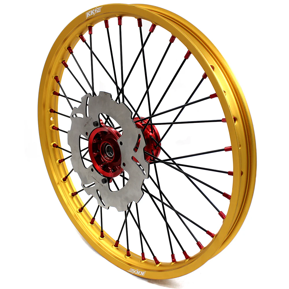 KKE 21inch 19inch Dirt Bike Wheels With Gold Rims For HONDA CRF250R CRF450R CR125R CR250R 2002-2013 - Image 13