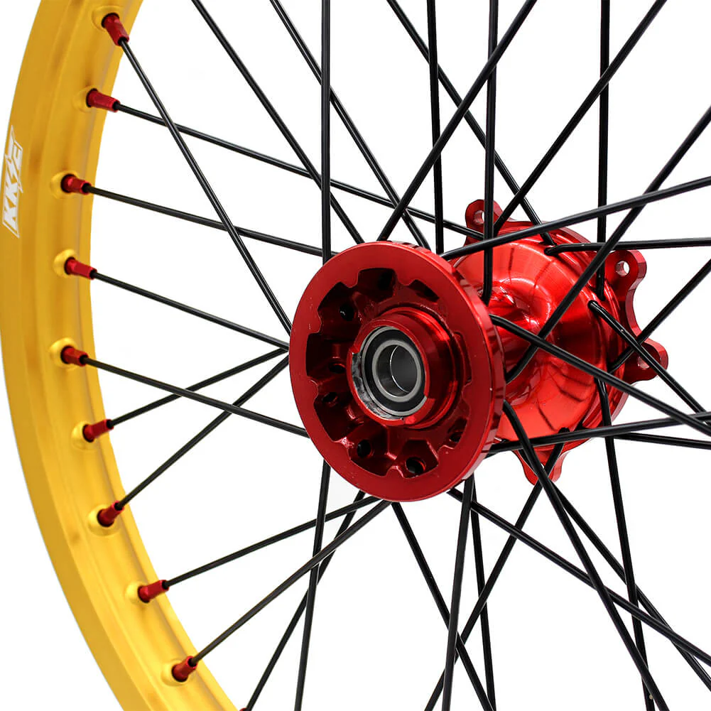 KKE 21inch 19inch Dirt Bike Wheels With Gold Rims For HONDA CRF250R CRF450R CR125R CR250R 2002-2013 - Image 4