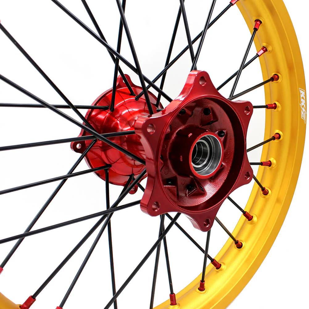 KKE 21inch 19inch Dirt Bike Wheels With Gold Rims For HONDA CRF250R CRF450R CR125R CR250R 2002-2013 - Image 9