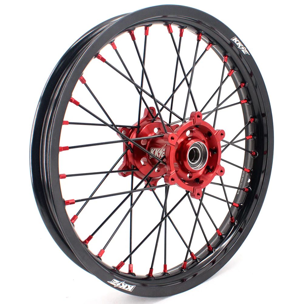 KKE 21 & 19 MX Spoked Race Wheels For SUZUKI RM125 RM250 1996 1997 1998 1999 2000 - Image 4
