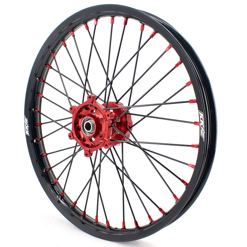 KKE 21 & 19 MX Spoked Race Wheels For SUZUKI RM125 RM250 1996 1997 1998 1999 2000 - Image 9