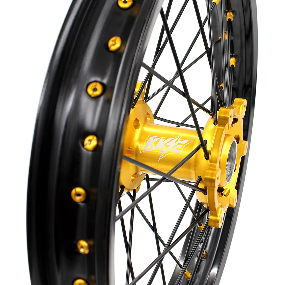KKE 21 & 19 MX RM125 RM250 1996-2000 For SUZUKI Spoked Wheels Set - Image 13
