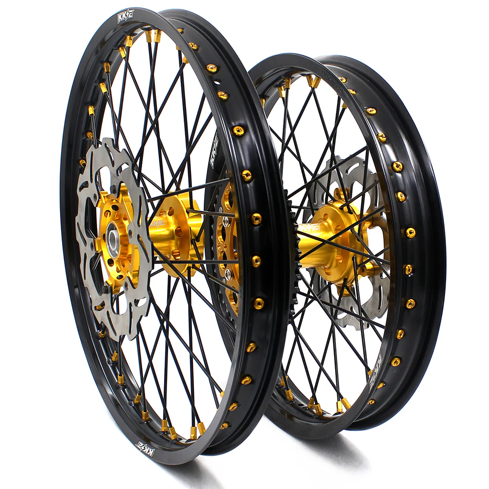 KKE 21 & 19 MX RM125 RM250 1996-2000 For SUZUKI Spoked Wheels Set - Image 15
