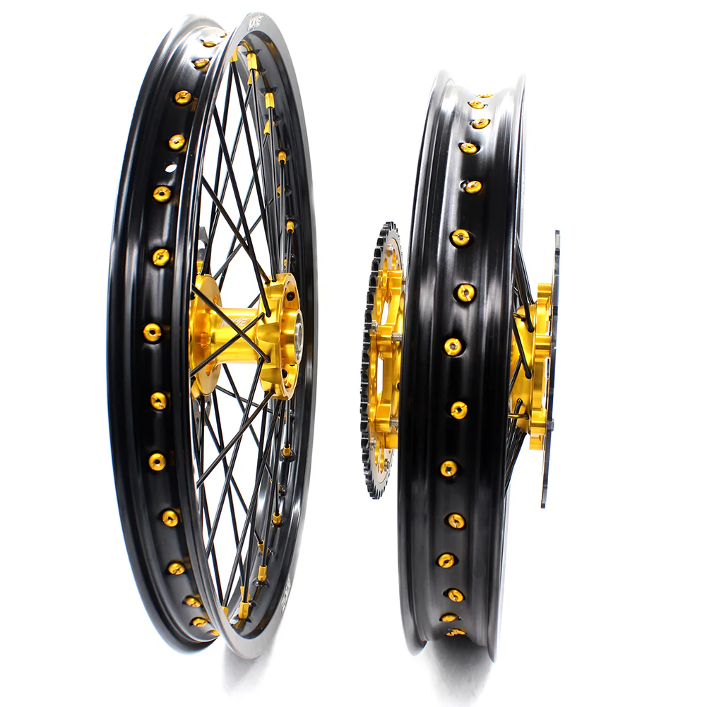 KKE 21 & 19 MX RM125 RM250 1996-2000 For SUZUKI Spoked Wheels Set - Image 16
