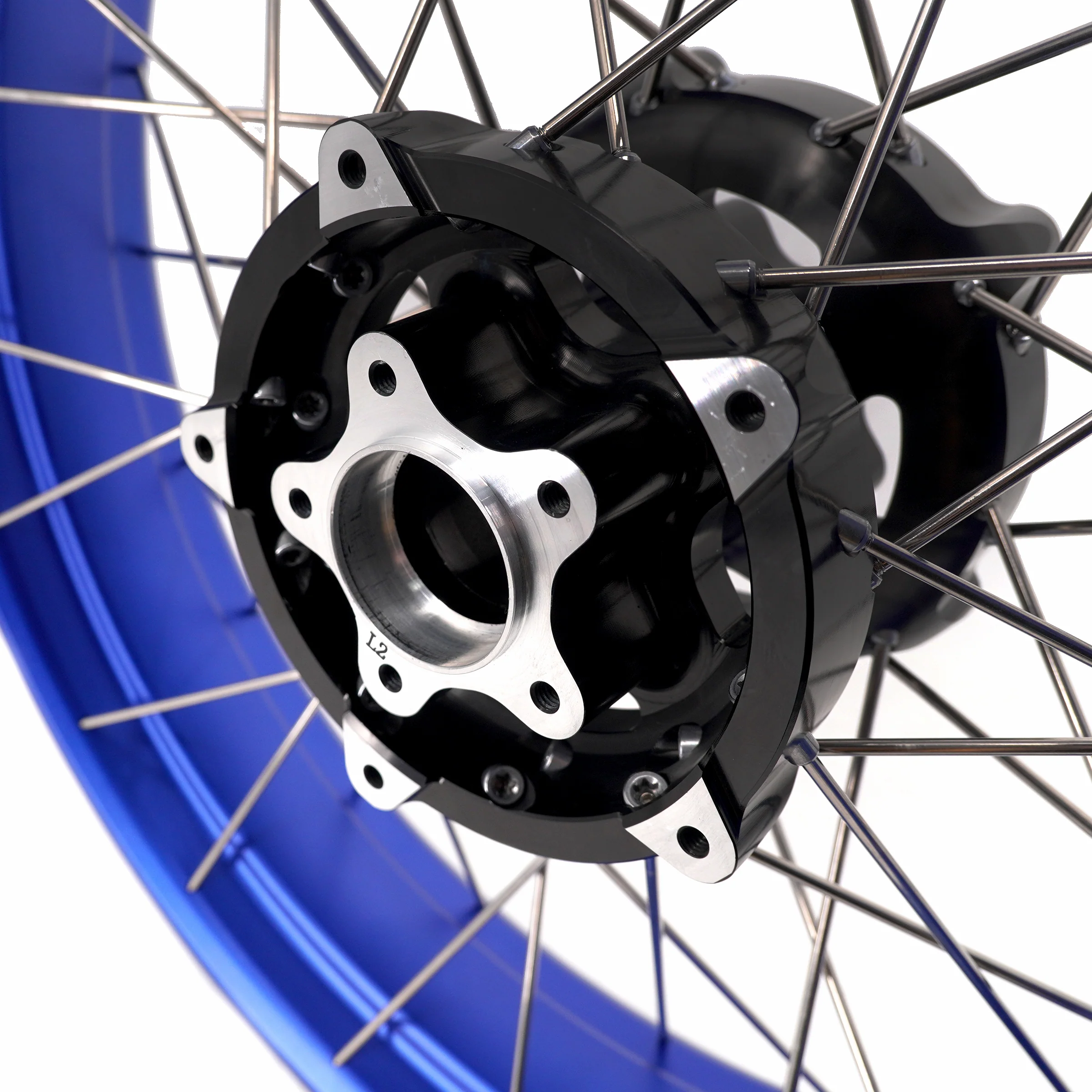KKE 3.5*19'' & 5.0*18'' Tubeless Wheels Fit Harley Street Glide/CVO 2024 Blue Rims - Image 10