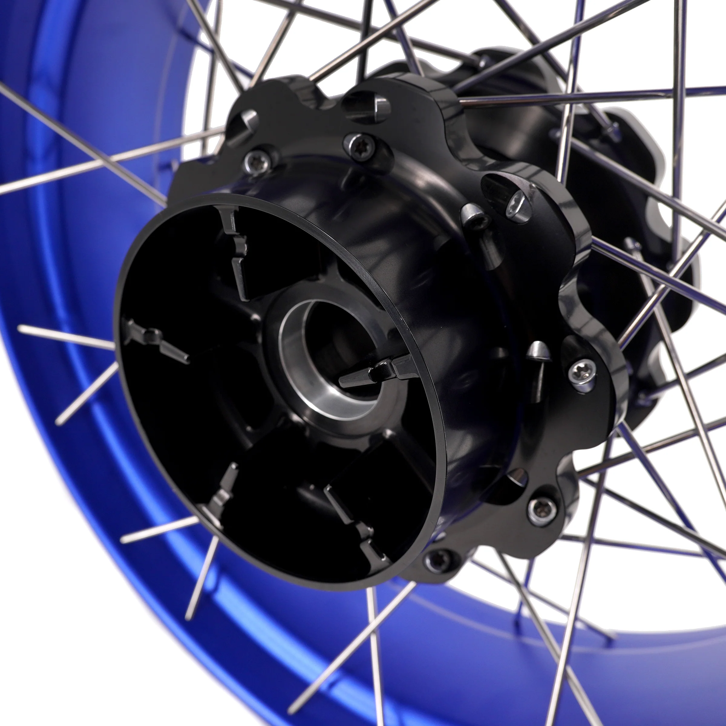 KKE 3.5*19'' & 5.0*18'' Tubeless Wheels Fit Harley Street Glide/CVO 2024 Blue Rims - Image 15