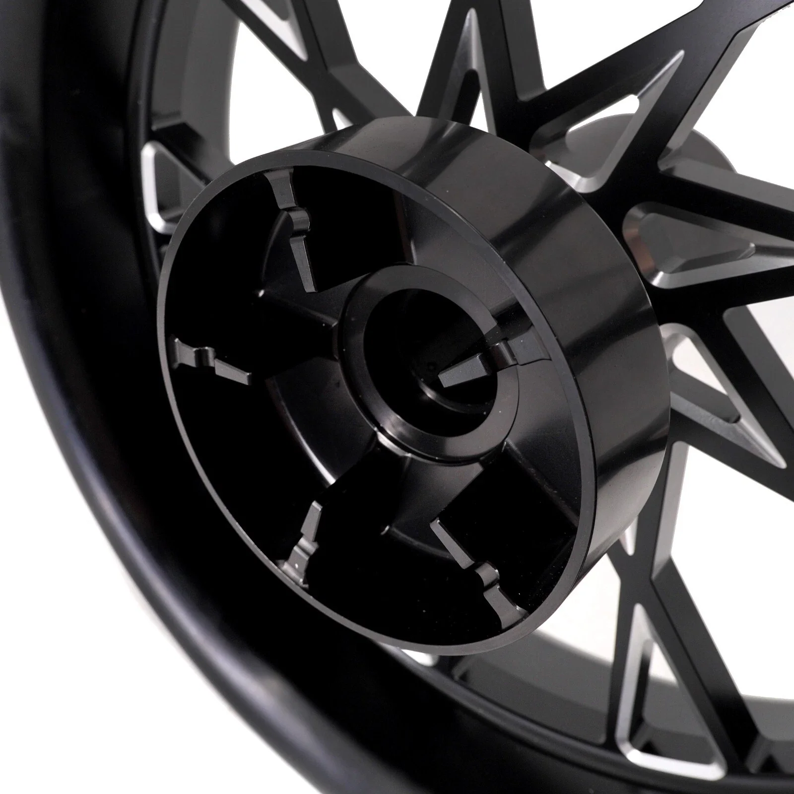 KKE 3.5*21'' & 5.5*18'' Tubeless Wheels Fit Harley Street Glide/CVO 2024 Black Rims - Image 4
