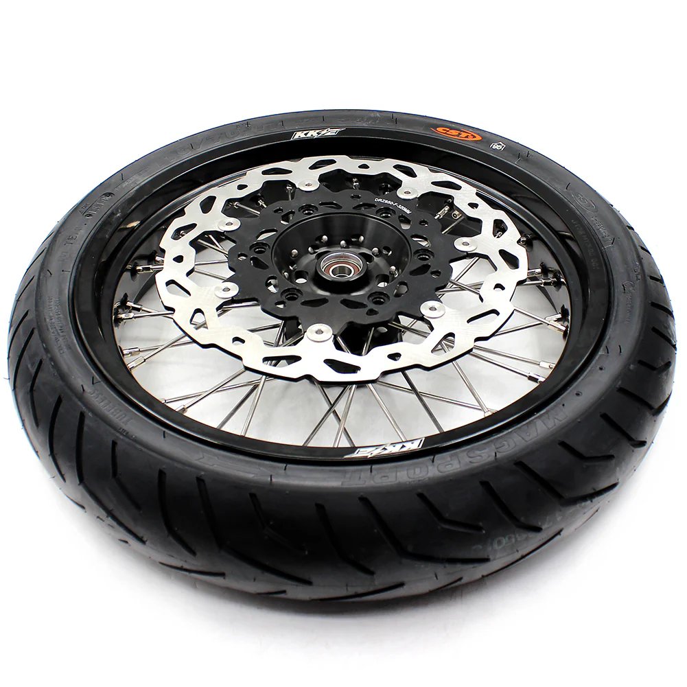 KKE 3.5/4.25*17" Cush Drive Wheels For SUZUKI DR650SE 1996-2021 CST Tires - Image 5
