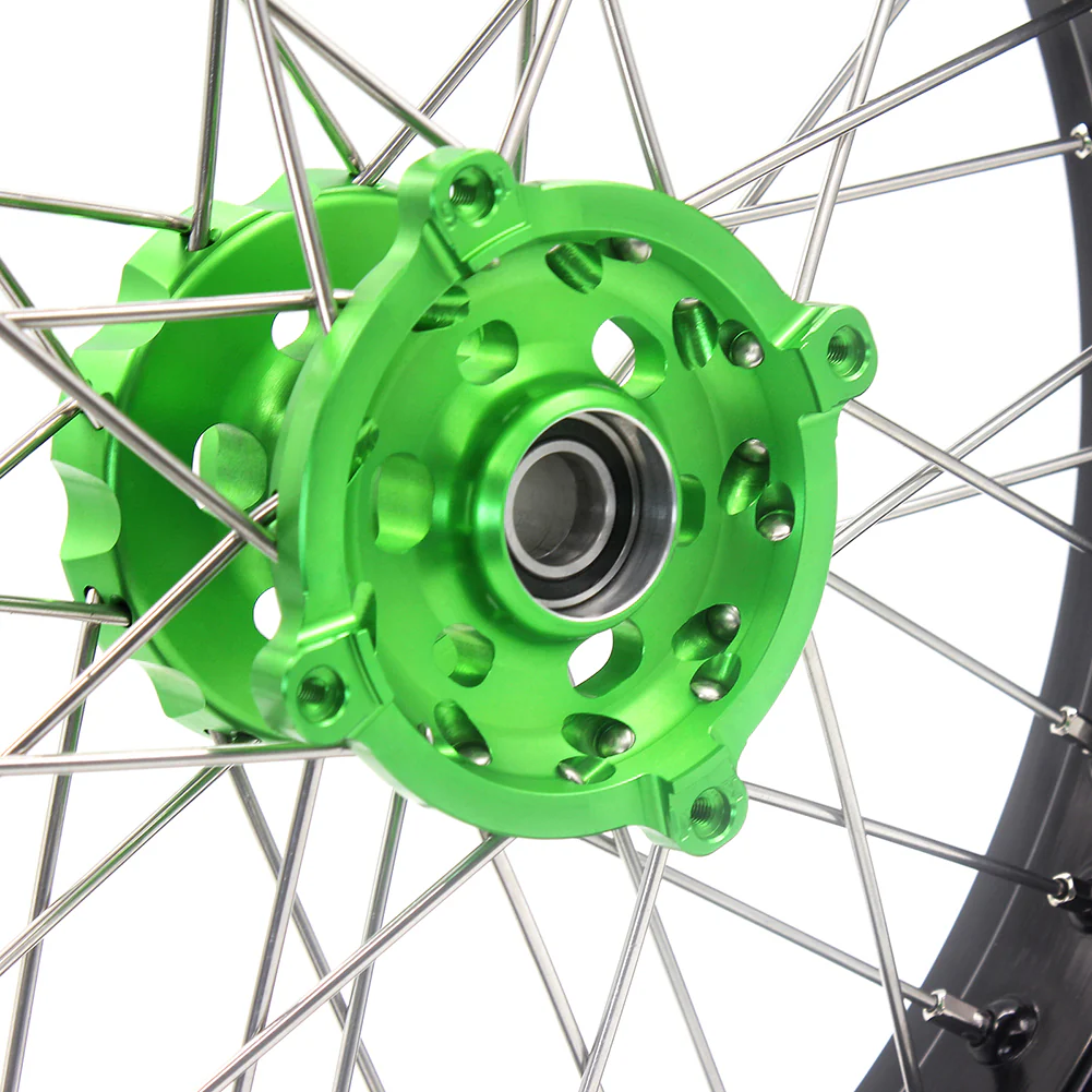 KKE 17Inch KX250F KX450F 2006-2021 For KAWASAKI Supermoto Spoked Wheels Rim - Image 7