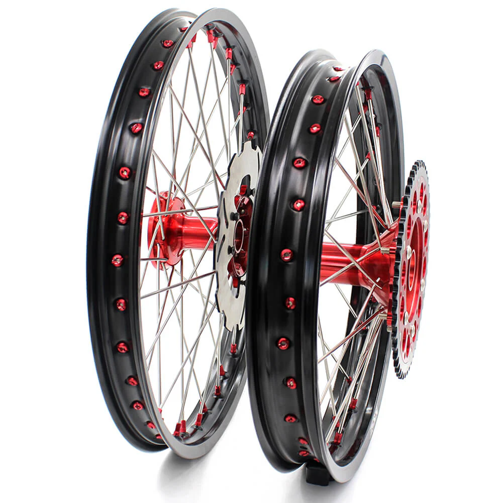 KKE 21" 18" or 21" 19" Cast Hub Billet Rims For HONDA CRF250R 2004-2013 CRF450R CR125R CR250R 2002-2013 - Image 16