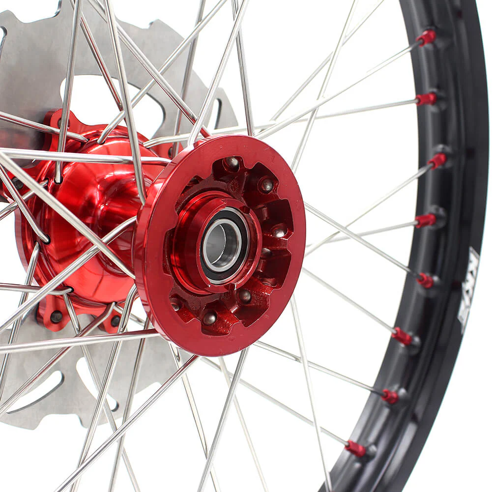 KKE 21" 18" or 21" 19" Cast Hub Billet Rims For HONDA CRF250R 2004-2013 CRF450R CR125R CR250R 2002-2013 - Image 24