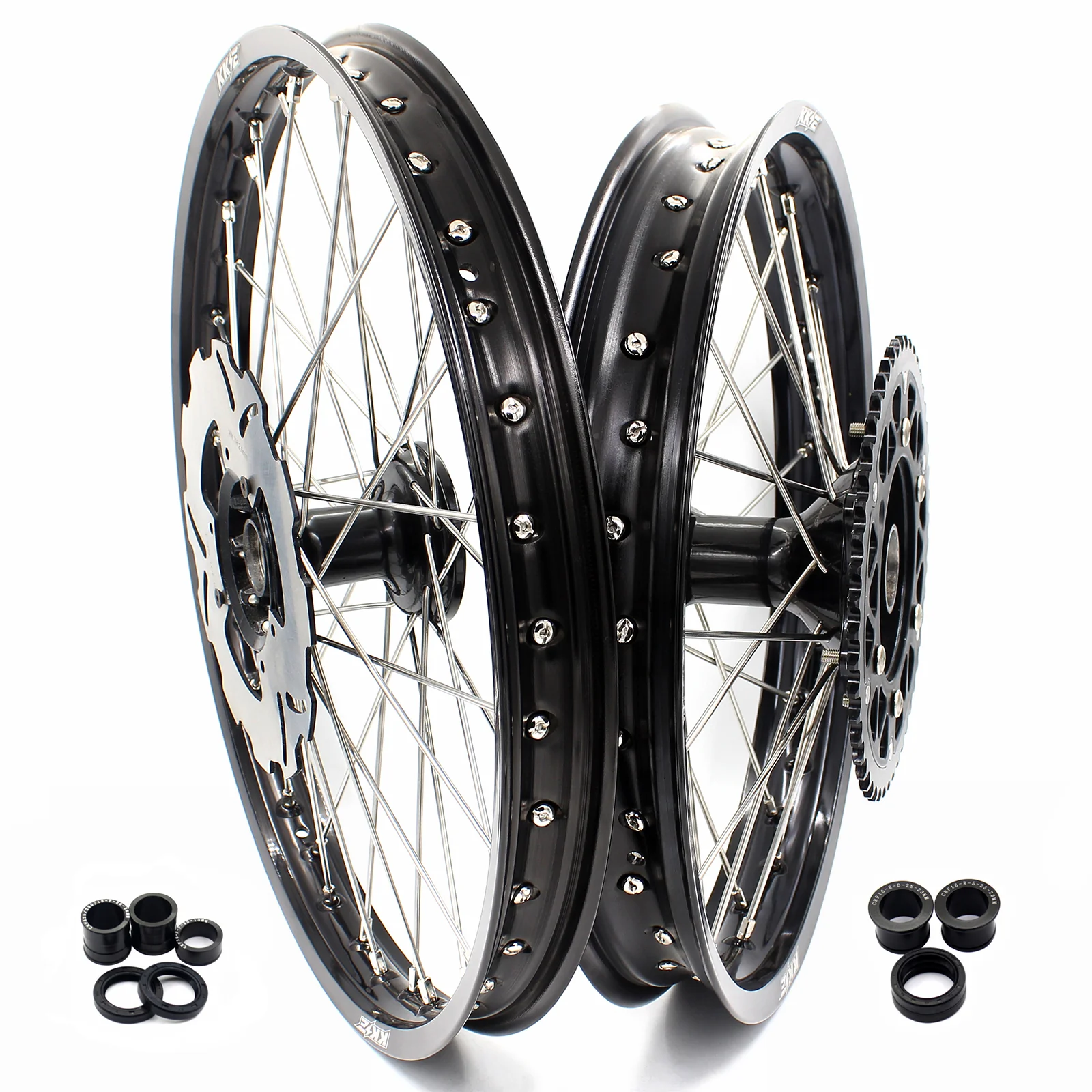 KKE For HONDA CRF250R 2014 CRF450R 2013-2014 MX 21'' 19'' Casting Dirtbike Wheels Rims Different Color Comb Available - Image 11
