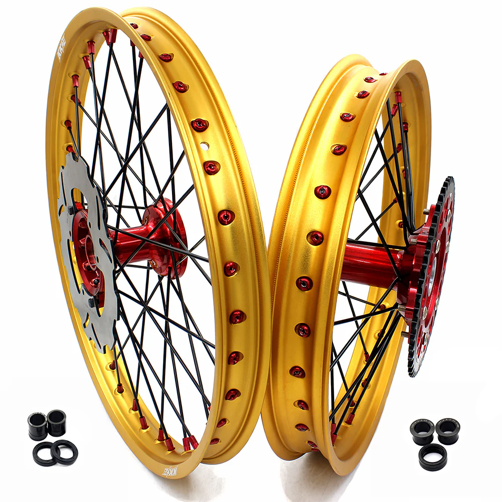 KKE For HONDA CRF250R 2014 CRF450R 2013-2014 MX 21'' 19'' Casting Dirtbike Wheels Rims Different Color Comb Available - Image 31