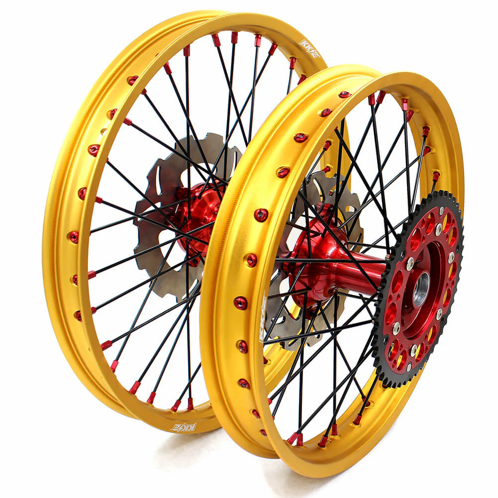 KKE For HONDA CRF250R 2014 CRF450R 2013-2014 MX 21'' 19'' Casting Dirtbike Wheels Rims Different Color Comb Available - Image 32