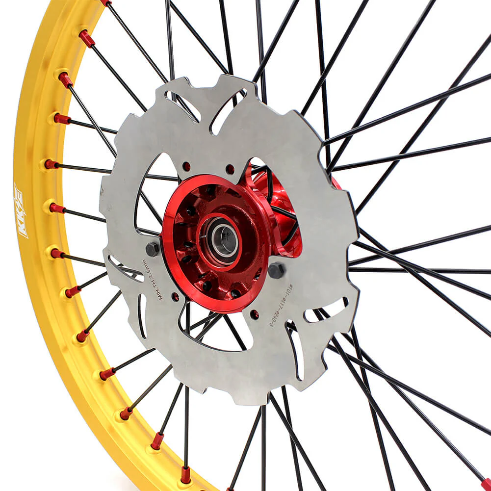 KKE For HONDA CRF250R 2014 CRF450R 2013-2014 MX 21'' 19'' Casting Dirtbike Wheels Rims Different Color Comb Available - Image 34