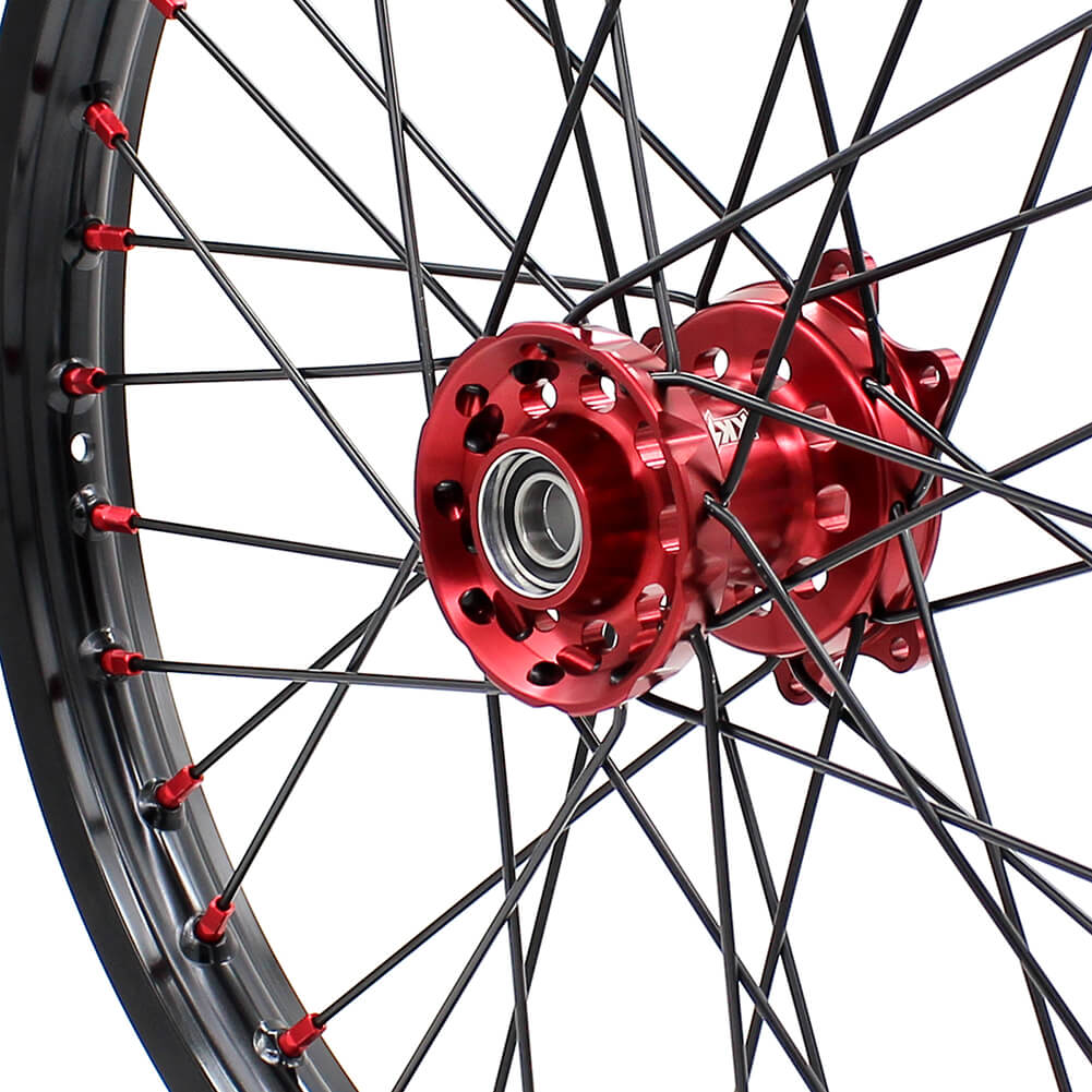 KKE 21in. 19in.  or 21in. 18in. Motorcycle Spoked Wheels Rims For HONDA CRF250R 2004-2013 CRF450R 2002-2012 - Image 4