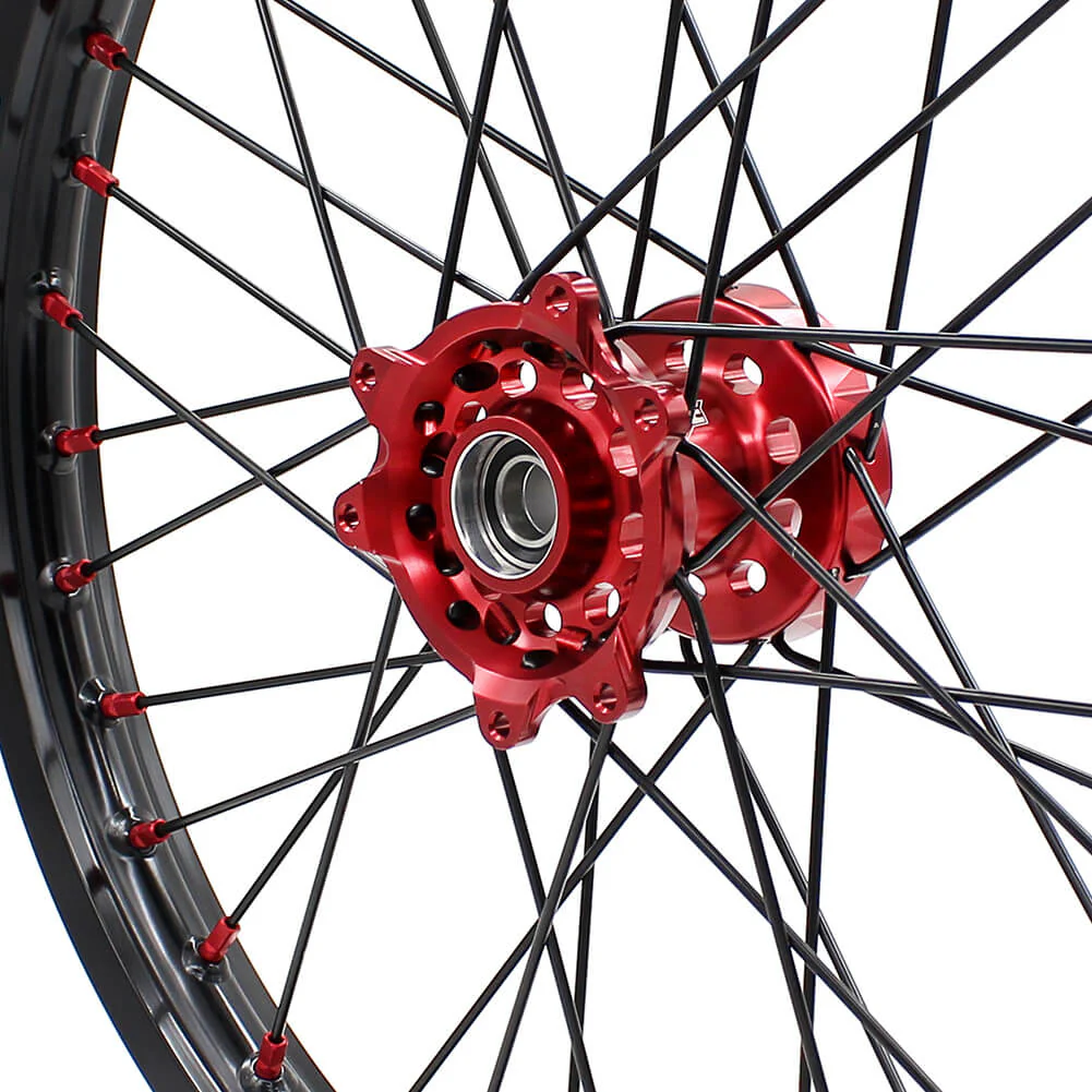 KKE 21in. 19in.  or 21in. 18in. Motorcycle Spoked Wheels Rims For HONDA CRF250R 2004-2013 CRF450R 2002-2012 - Image 6