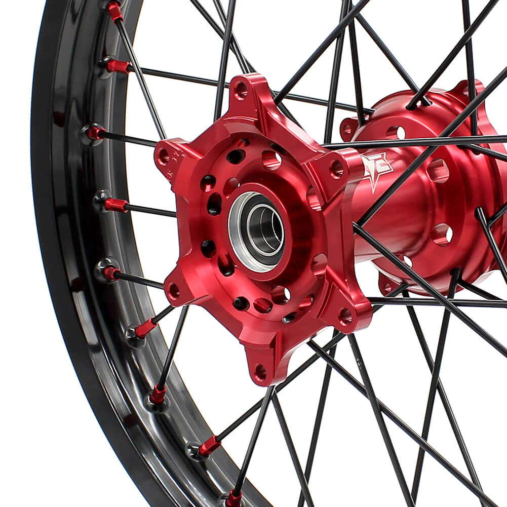 KKE 21in. 19in.  or 21in. 18in. Motorcycle Spoked Wheels Rims For HONDA CRF250R 2004-2013 CRF450R 2002-2012 - Image 8