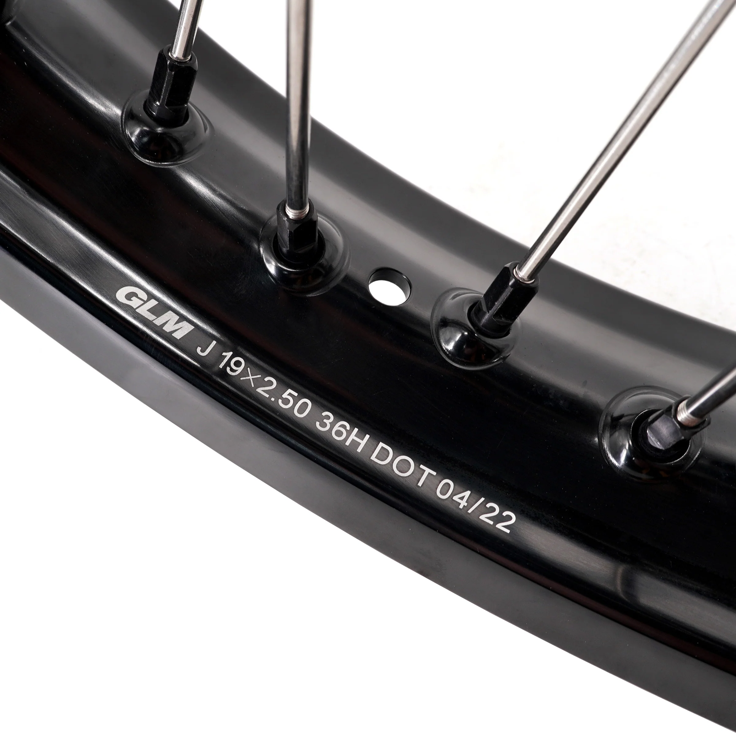 KKE 2.5*19 & 3.5*17 Dirtbike Tubed Spoke Wheels Rims Fit KTM 390 Adventure 2020-2021 Black - Image 5