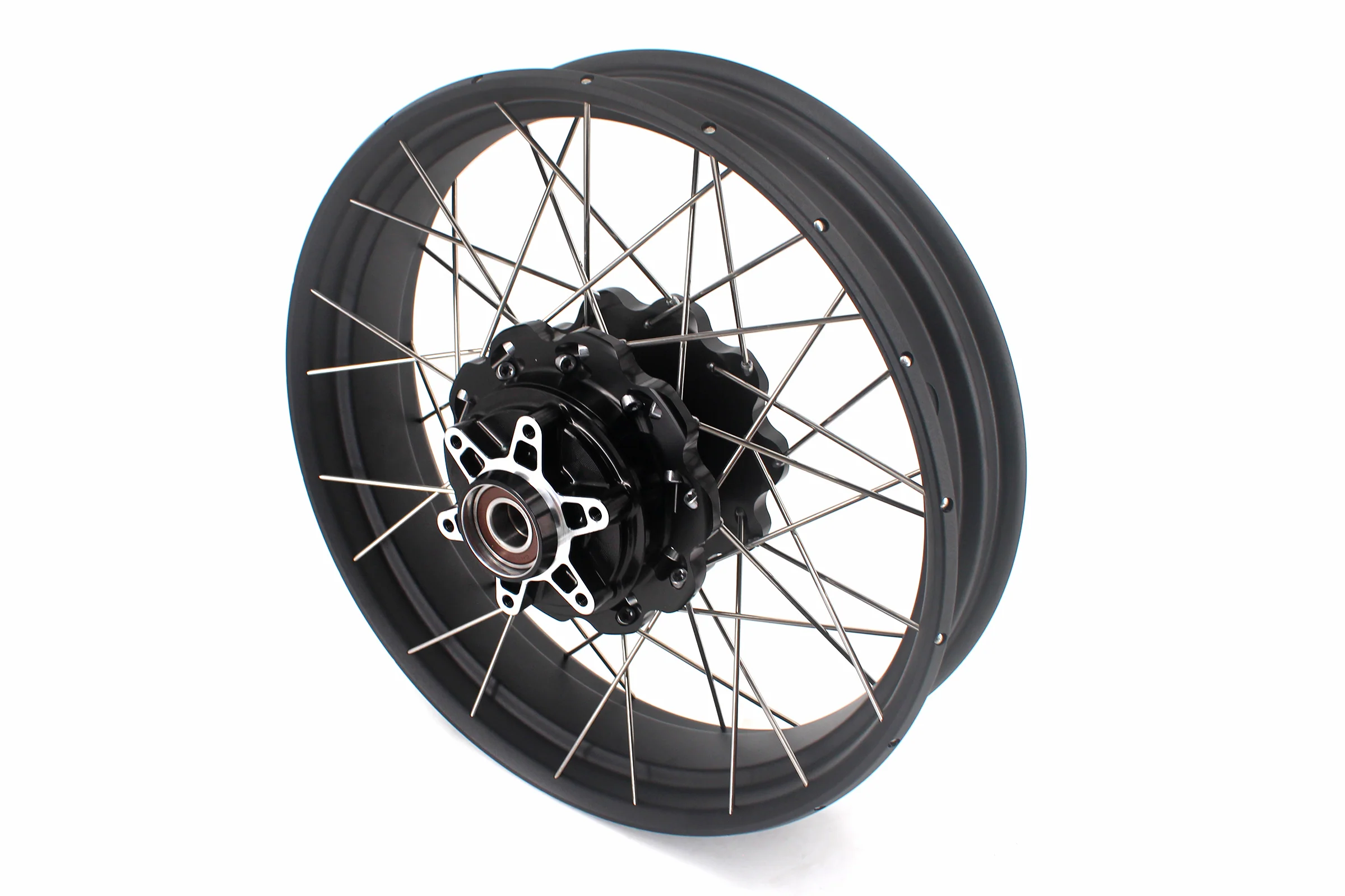 VMX-Racing 19-17in. Spoke Tubeless Wheels Fit For KTM390 Adventure Orange/White Fit For Husqvarna 401 2020 2021 - Image 10